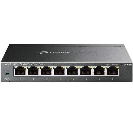 Bild zu 8 Port Gigabit Ethernet LAN Managed Switch TP-Link TL-SG108E für 25,90€ (Vergleich: 29,45€)