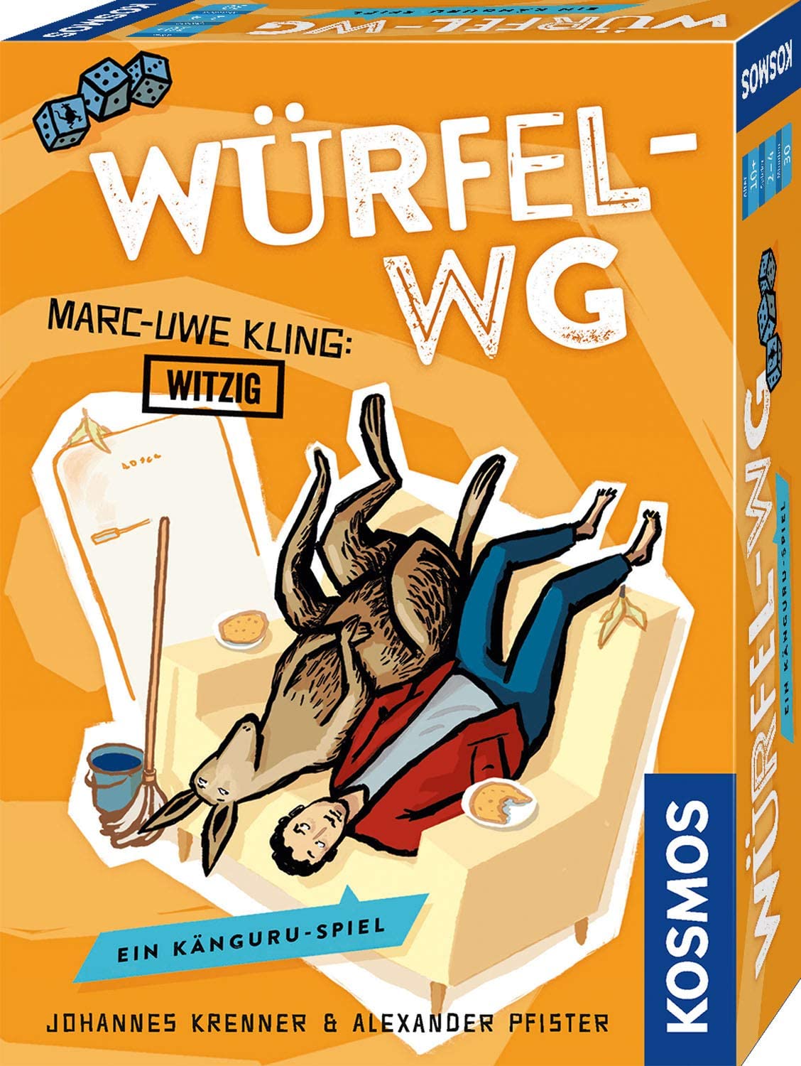 Bild zu Würfel-WG. Ein Känguru-Spiel Kosmos 693176 für 8,99€ (Vergleich: 11,99€)