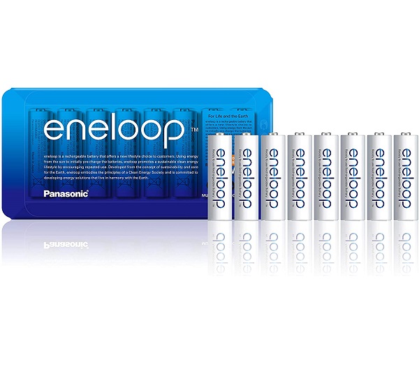 Bild zu 8er Pack Panasonic Eneloop AA Mignon mit Storage Case (Ni-MH, 1900 mAh, 2100 Ladezyklen) für 19,19€ (Vergleich: 24,05€)