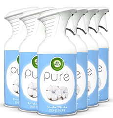 Bild zu Air Wick PURE Frische Wäsche – Sanftes Duftspray geruchsneutralisierend & ohne feuchten Niederschlag – Duft: Frische Wäsche – 6 x 250 ml für 11,33€