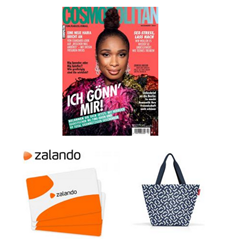 Bild zu 6 Monate COSMOPOLITAN für 22,80€ lesen + 25 € Zalando Gutschein + GRATIS Reisenthel Shopper M signature navy (VG: 14,94€)