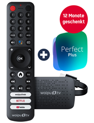 Bild zu [Top] 12 Monate Waipu.tv inkl. waipu.TV Stick für 99€ (Vergleich: 215,87€)