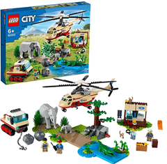 Bild zu LEGO 60302 City Wildlife Tierrettungseinsatz Tierarzt Spielzeug ab 6 Jahren mit Hubschrauber für 49,04€ (VG: 63,05€)