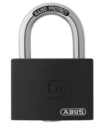 Bild zu [Prime] ABUS Vorhängeschloss T65AL/40 myLOCK – individuell beschreibbar–Spindschloss für 5,85€