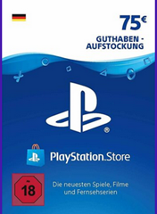 Bild zu 22,22% Rabatt: 75€ PlaystationNetwork Guthaben für 58,33€