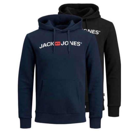 Bild zu 2er Set Jack & Jones Herren Hoodie Kapuzenpullover (Gr.: XS (44) – M (48) ab 14,39€ (VG: 34,97€)