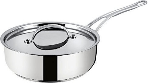 Bild zu 24cm Tefal Jamie Oliver H8033244 Sautepan mit Deckel und Thermospot für 32,29€ (Vergeich: 42,99€)