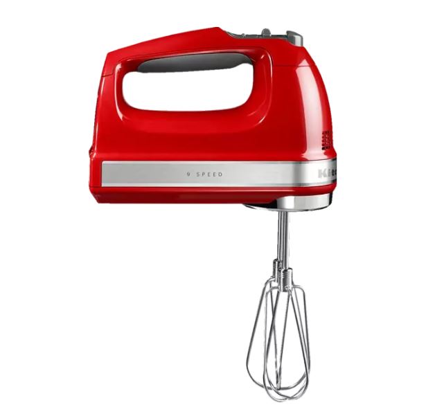 Bild zu KITCHENAID 5KHM9212EER Handmixer Empire Rot (85 Watt) für 69€ (VG: 84,94€)