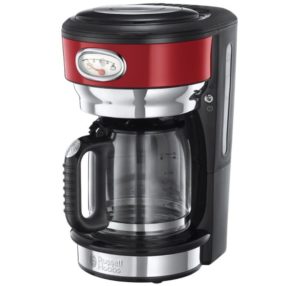 russel Hobbs retro ribbon red kaffeemaschine