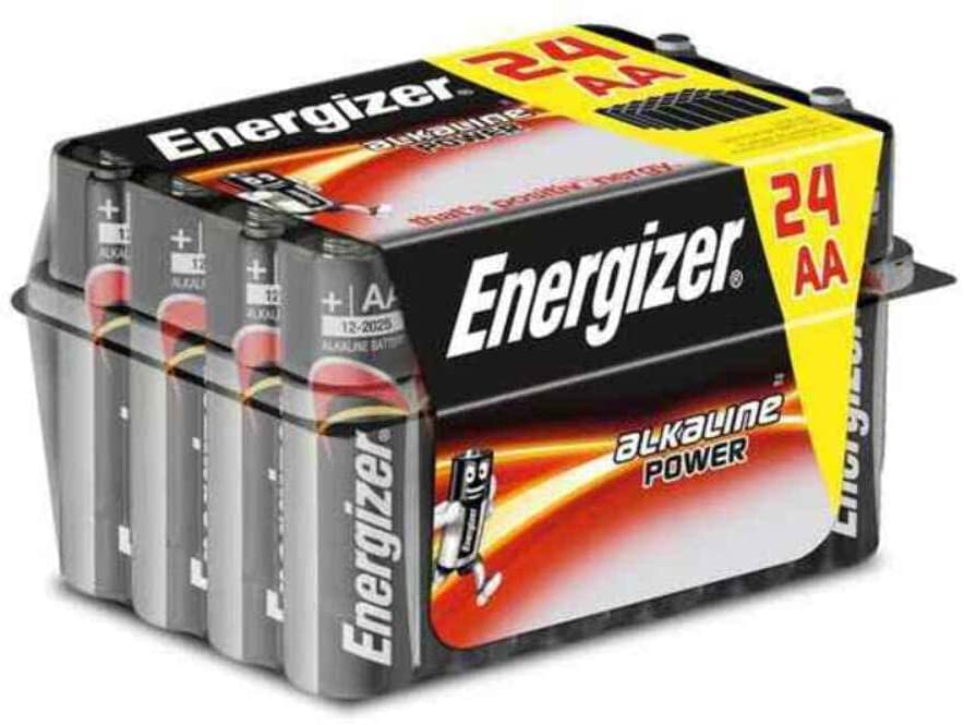 Bild zu 24er Pack Energizer Batterie Alkaline Power AA (Mignon/LR6) für 6,29€ (Verleich: 10,91€)