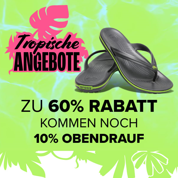 Bild zu Crocs: Bis zu 60% Rabatt auf ausgewählte Artikel im Shop + 10% Extra-Rabatt