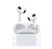 Bild zu APPLE AirPods (3. Generation mit MagSafe Ladecase), In-ear Kopfhörer ab 165,75€