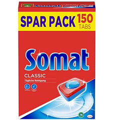 Bild zu Somat Classic Spülmaschinen Tabs, 150 Tabs für 10,39€ (7 Cent pro Waschgang)