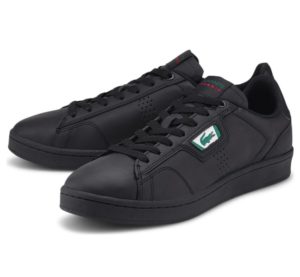 lacoste masters classic sneaker schwarz