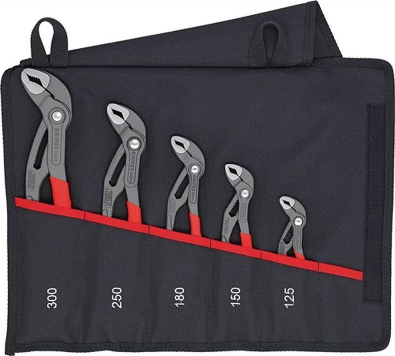 Bild zu [Vorbei] 5-teiliges Knipex Cobra Zangensatz für 77,77€ (Vergleich: 107,14€)