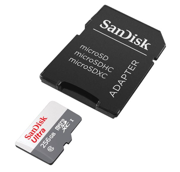 Bild zu SanDisk Ultra MicroSDXC Speicherkarte 256GB für 16,99€ (VG: 24,96€)