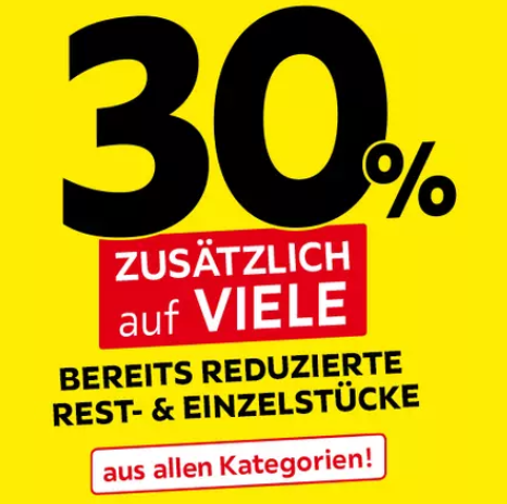 Bild zu XXXLutz: 30% Extra-Rabatt auf viele bereits reduzierte Artikel