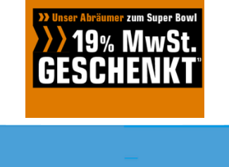 Bild zu [endet morgen] MediaMarkt/Saturn: 19% MwSt. geschenkt (= 15,97% Rabatt) + 1.000 Extra-Punkte auf jeden Einkauf als registrierter Kunde