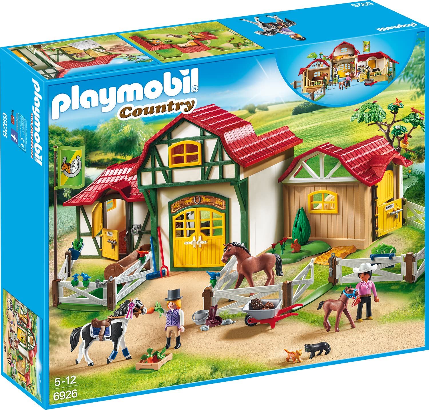 Bild zu Playmobil Country 6926 Großer Reiterhof für 50,99€ (Vergleich: 63,94€)