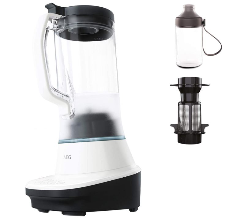 Bild zu AEG Standmixer (3 Stufen, 3 Programme, Pulsfunktion, inkl. Zubehör, Touch-Display, 1,5 l) für 69,95€ (VG: 120,64€)