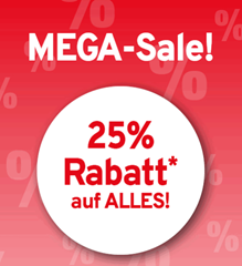 Bild zu Vorteilshop: 25% Extra-Rabatt auf Alles ab 25€ Bestellwert + kostenloser Versand + kostenloser Rückverand