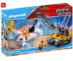 Bild zu Playmobil® Konstruktions-Spielset »Seilbagger mit Bauteil (70442), City Action«, (93 St) ab 37,99€ (VG: 48€)