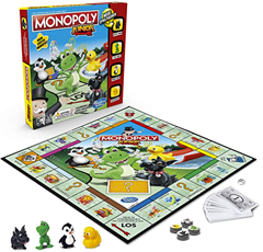 Bild zu Hasbro Gaming Monopoly – Junior, der Klassiker der Brettspiele für Kinder, Familienspiel, ab 5 Jahren für 12,99€ (VG: 17,98€)