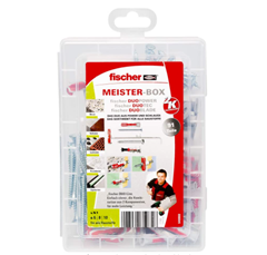 Bild zu fischer MEISTER-BOX DUO-Line, Dübel- & Schrauben-Set mit 91 Schrauben für 12,18€ (VG: 17,28€)