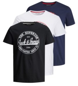 jack & Jones T-Shirt 3er Pack