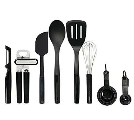 Bild zu KitchenAid Küchenhelfer 15-teilig, Edelstahl, spülmaschinenfest, für antihaftbeschichtete Töpfe/Pfannen für 30,76€ (VG: 90,99€)