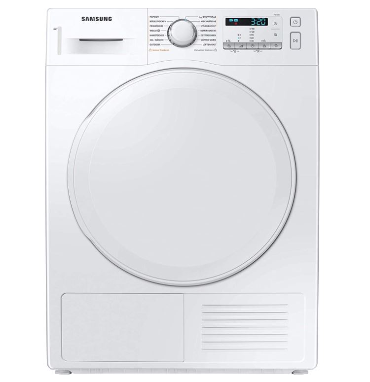 Bild zu Samsung DV8FTA220DW/EG Wärmepumpentrockner (8 kg, A+++) für 489€ (VG: 579€)