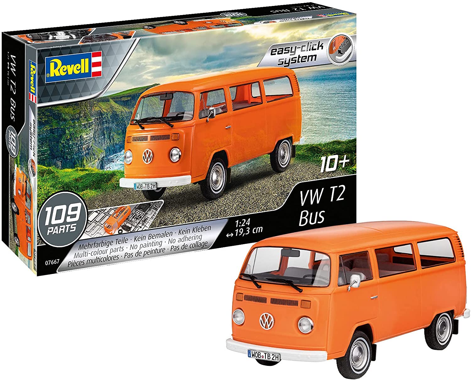 Bild zu Revell Volkswagen T2 Automodell Bausatz 1:24 für 17,37€ (Vergleich: 24,97€)