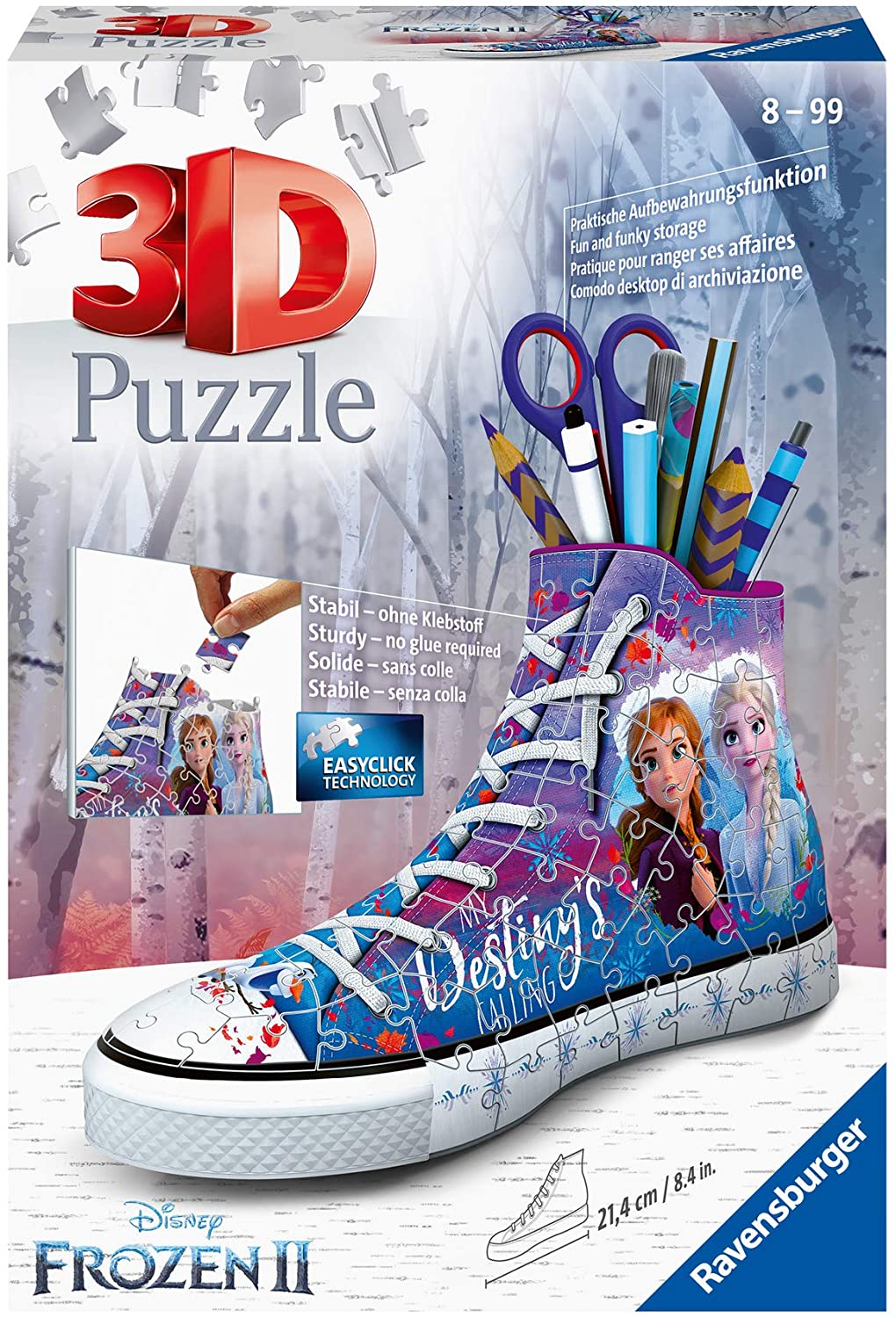 Bild zu Ravensburger 3D Puzzle Sneaker Disney Frozen 2 für 10,02€ (Vergleich: 16,99€)