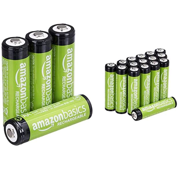 Bild zu [beendet] 20er Set Amazon Basics Akkus (16x AAA 800mah + 4x AA 2000mAh) für 10,47€ oder 8er Set – 4x AAA + 4x AA für 4,25€