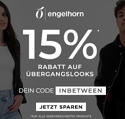 Bild zu Engelhorn: 15% Rabatt auf Übergangslooks wie Jacken, Hoodies und mehr