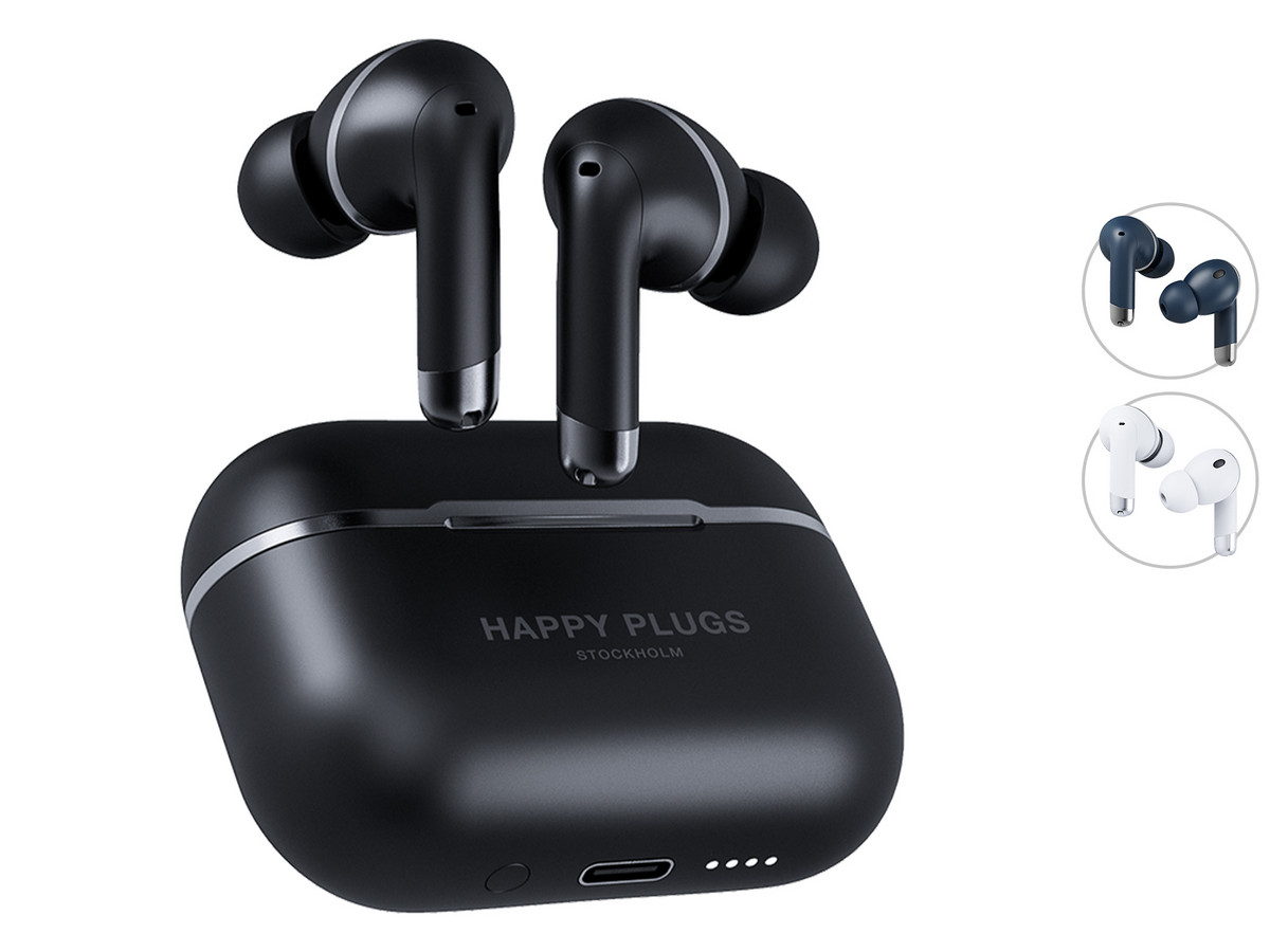 Bild zu In-Ear Bluetooth Kopfhörer Happy Plugs Air 1 ANC für 50,90€ (Vergleich: 104,80€)