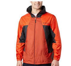 Bild zu Columbia Herren Windbreaker Outdoor Regen-Jacke Point Park Rot/Schwarz für 33,33€ (VG: 49,99€)