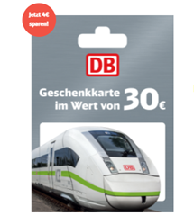 Bild zu [endet heute] 30€ Bahn.de Geschenkkarte für 26€