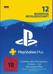 Bild zu PlayStation Plus Card 12 Monate (als Karte) für 45,49€