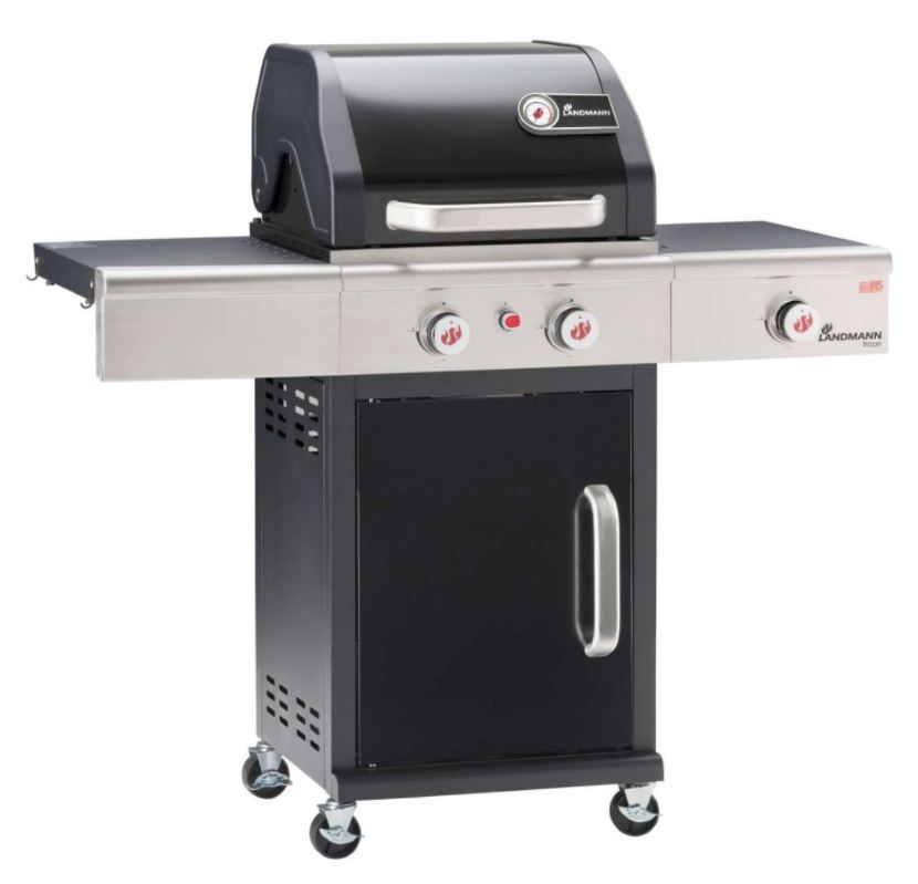 Bild zu LANDMANN Gasgrill Triton maxX PTS 2.1 in Schwarz oder Edelstahl ab 378,95€ (VG: 458,99€)