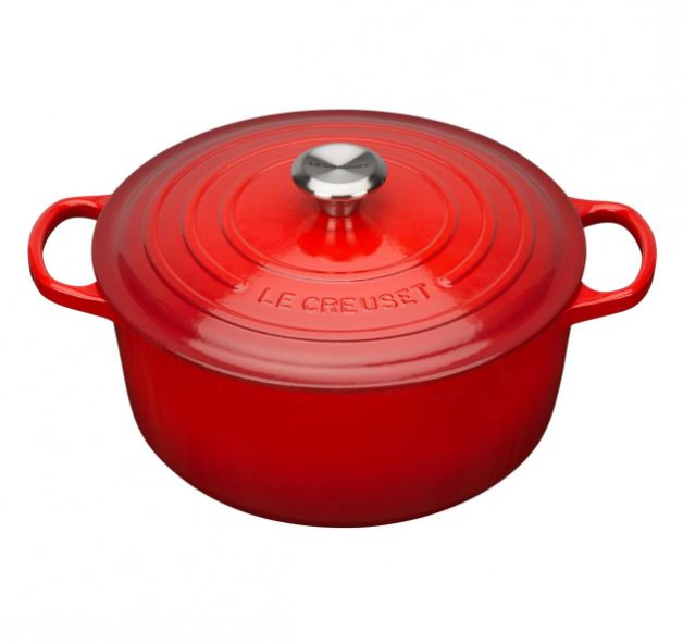 Bild zu LE CREUSET Bräter rund 24 cm SIGNATURE in Orange, Rosa oder Rot für je 152,95€ (VG: 184,95€ – 213,08€)