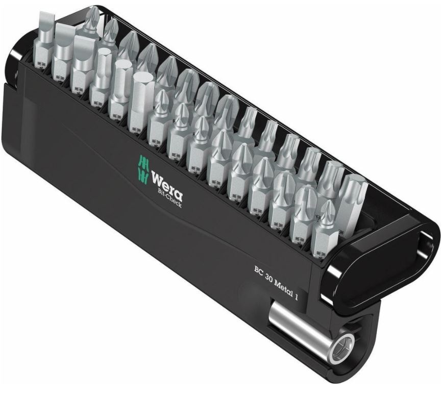 Bild zu Wera Bit-Sortiment, Bit-Check 30 Metal 1, 30-teilig für 13,17€ (VG: 16,86€)