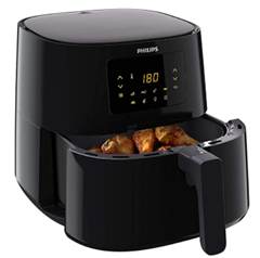 Bild zu Philips Essential Airfryer XL HD9270/90 – Heißluftfritteuse, Rapid Air Technologie, 6.2L, 2000 Watt, 5 Portionen, schwarz für 109,10€ (VG: 131,99€)