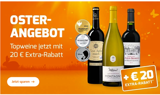 Bild zu Weinvorteil: 20€ Rabatt ab 80€ Bestellwert