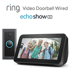 Bild zu [Knaller – Prime Kunden] Echo Show 5 (2. Generation, 2021) + Ring Video Doorbell für 39,99€ (VG 83,44€)