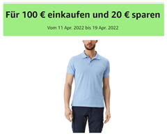 Bild zu [nur noch heute & morgen] Amazon Kleidung: Für 100 € einkaufen und 20€ sparen