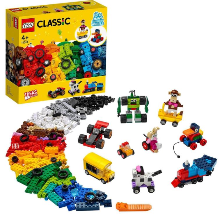 Bild zu LEGO Steinebox mit Rädern (11014) für 28,94€ (VG: 34,99€)