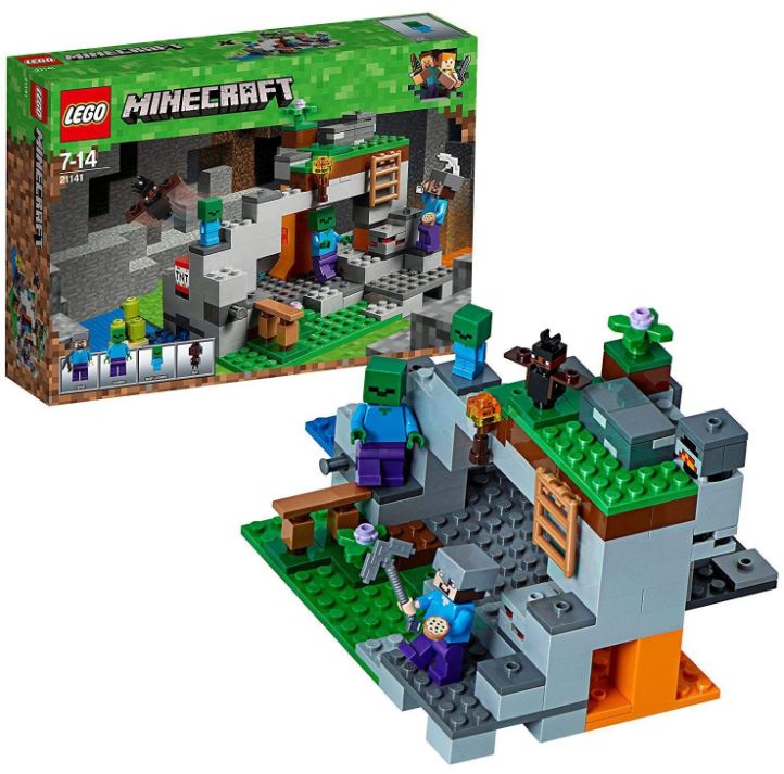 Bild zu LEGO Minecraft Set – Zombiehöhle (21141) für 19,49€ (VG: 42,98€)