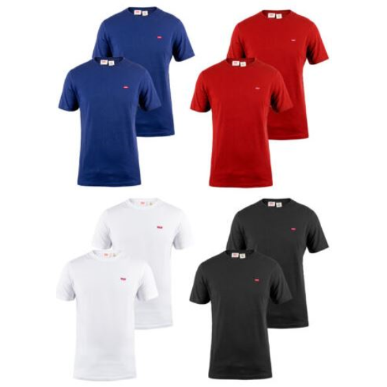 Bild zu 2er Pack des Levis Embroidery Classic T-Shirts in 7 Farben (Gr.: S – XXL) für 29,90€ (VG: 39,85€)