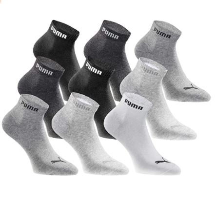 Bild zu 18 Paar Puma Quarter Socken (Gr. 35 – 49) in verschiedenen Designs für 23,99€ (VG: 36,80€)